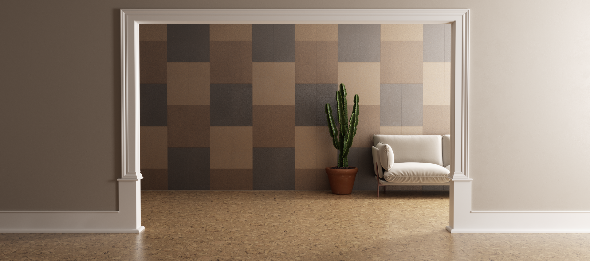 Cork Pure Floor & Wall: Natureza dentro de casa