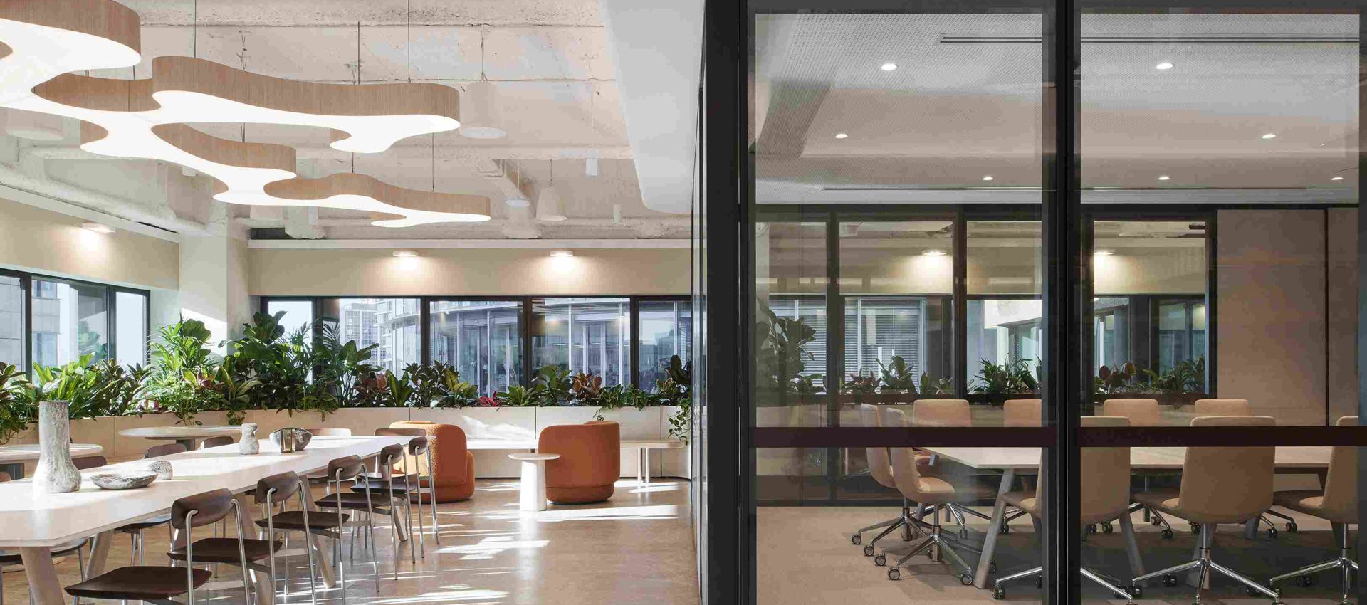 Pavimento de cortiça utilizado na conceção do novo espaço de trabalho da Axiom em Sydney